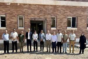 حضور نمایندگان وزارت بهداشت و دانشگاه در بیمارستان جدید ارسنجان با هدف سرعت بخشی در افتتاح این مجموعه
